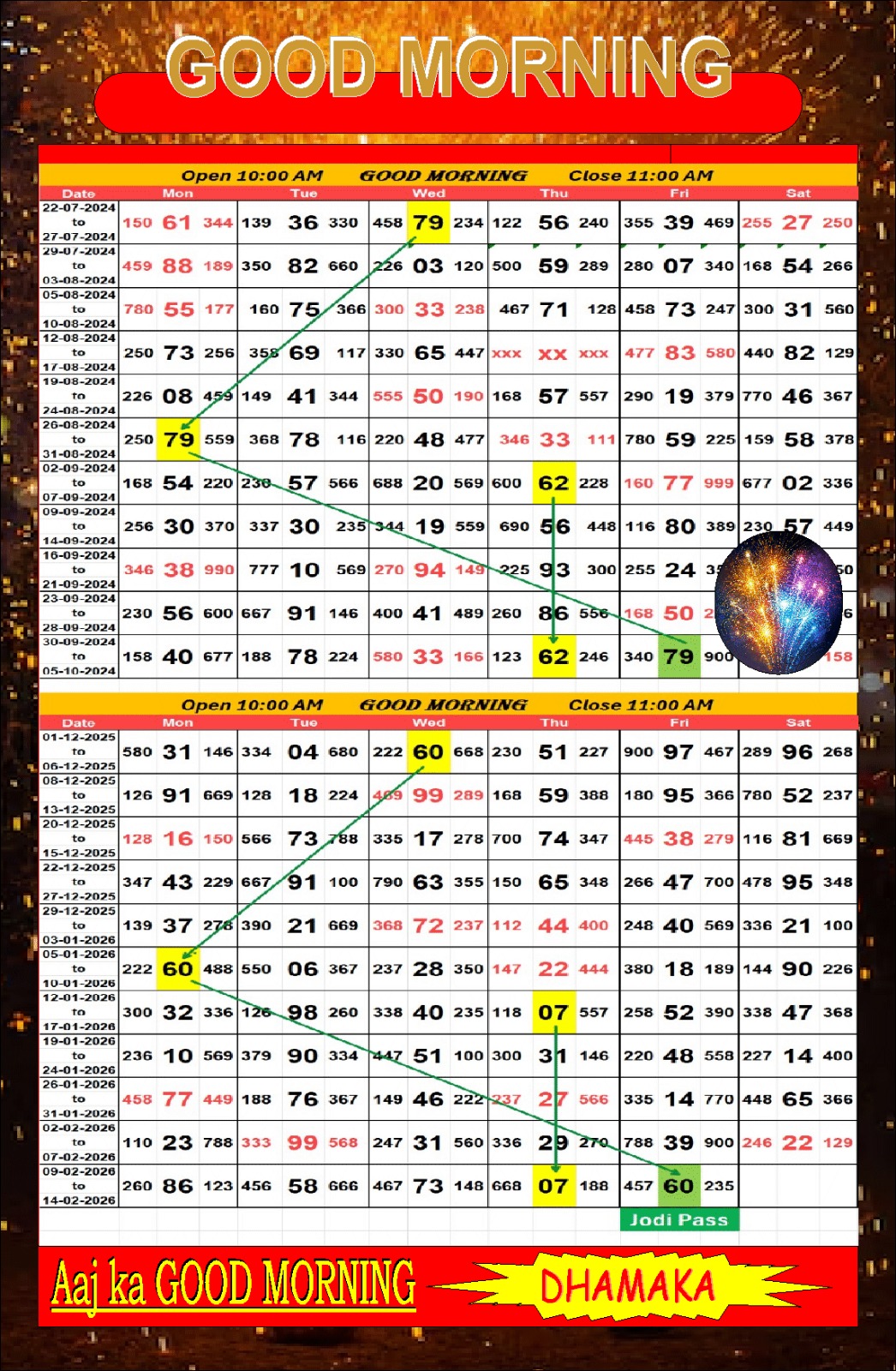 GOOD MORNING scheme dated 13/02/2026, image 1